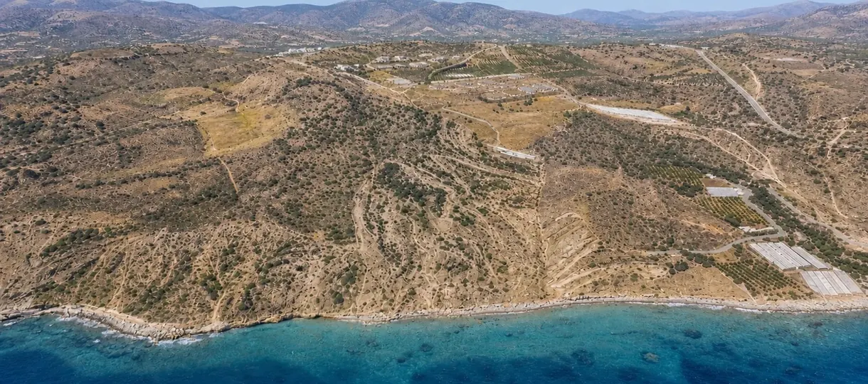 Beachfront development land on Crete's south coast